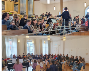Bigband-Auftritt und Chorprobe 