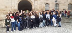 Deutsch-spanische Schülergruppe