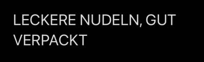 Nudeln